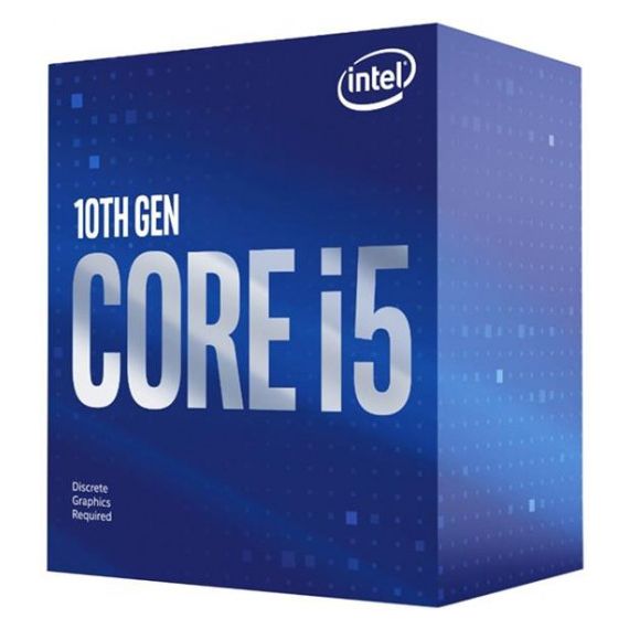 CPU INTEL CORE I5-10400F, S1200, 2.9-4.3GHZ (6C/12T), 12MB CACHE, 14NM 65W,  BOX