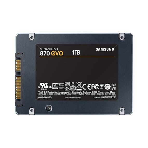 2.5" SSD 1.0TB  SAMSUNG 870 QVO SATAIII READ: 560MB/S, WRITE: 530MB/S  MZ-77Q1T0BW