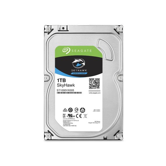 3.5" HDD 1.0TB SEAGATE SKYHAWK SURVEILLANCE, 5900RPM, 64MB, SATAIII ST1000VX005