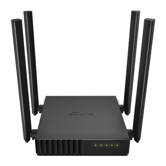 TP-LINK ARCHER C54, AC1200 WIRELESS DUAL BAND ROUTER, MEDIATEK, 867MBPS AT 5GHZ + 300MBPS AT 2.4GHZ, 802.11AC/A/B/G/N, 1 10/100M WAN + 4 10/100M LAN,