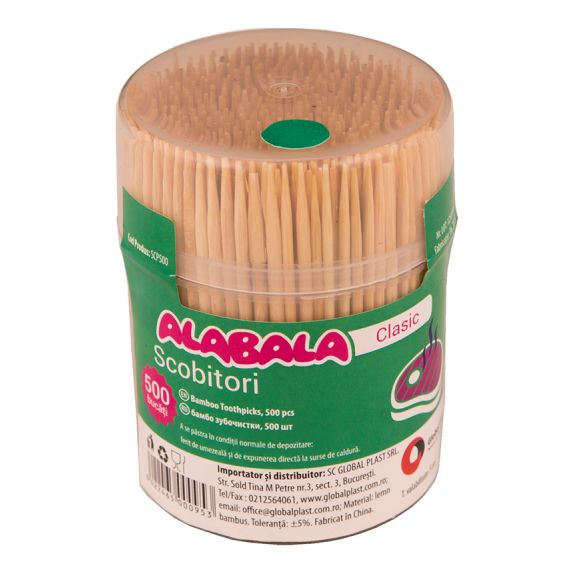 SCOBITORI "GP" 500BUC TUB PLASTIC (SCP500)