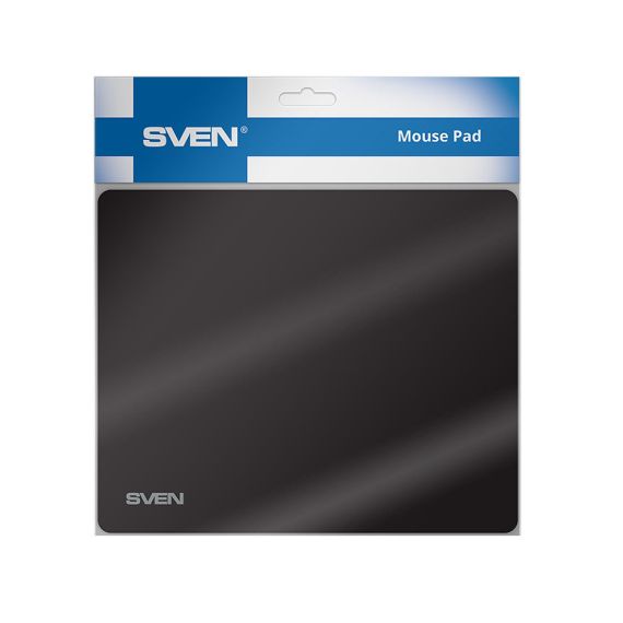 КОВРИК ДЛЯ МЫШИ SVEN MP-01 BLACK MOUSE PAD, DIMENSIONS: 220 X 180 Х 1.5 MM, BLACK