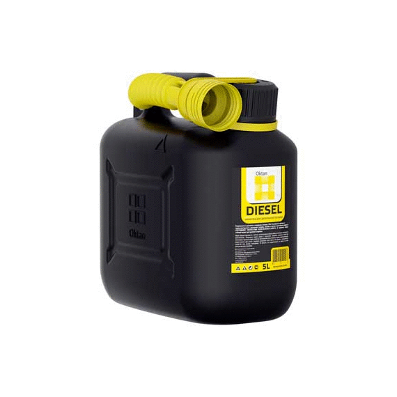 КАНИСТРА ДИЗЕЛЬ  ГСМ OKTAN ЧЕРНЫЙ 5Л