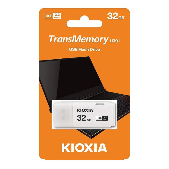 ПАМЯТЬ USB FLASH 32GB KIOXIA TRANSMEMORY U301 WHITE