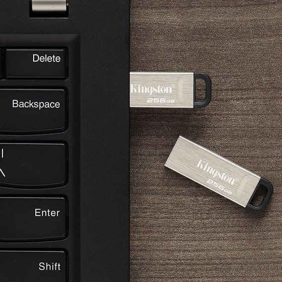 ПАМЯТЬ USB FLASH 32GB KINGSTON DTKN/32GB DATATRAVELER KYSON SILVER, METAL CASING, COMPACT AND LIGHTWEIGHT (READ 200 MBYTE/S), USB 3.2 (MEMORIE PORTABILA FLASH USB/ВНЕШНИЙ НАКОПИТЕЛЬ ФЛЕШ ПАМЯТЬ USB)