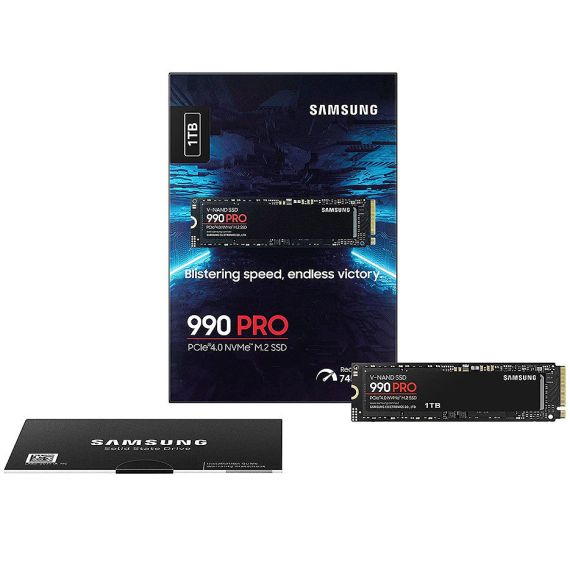 ВНУТРЕНИЙ ВЫСОКОСКОРОСТНОЙ НАКОПИТЕЛЬ 1TB SSD PCIE 4.0 X4 NVME 2.0 M.2 TYPE 2280 SAMSUNG 990 PRO MZ-V9P1T0BW, READ 7450MB/S, WRITE 6900MB/S (SOLID STATE DRIVE INTERN SSD/ВНУТРЕНИЙ ВЫСОКОСКОРОСТНОЙ НАКОПИТЕЛЬ SSD)