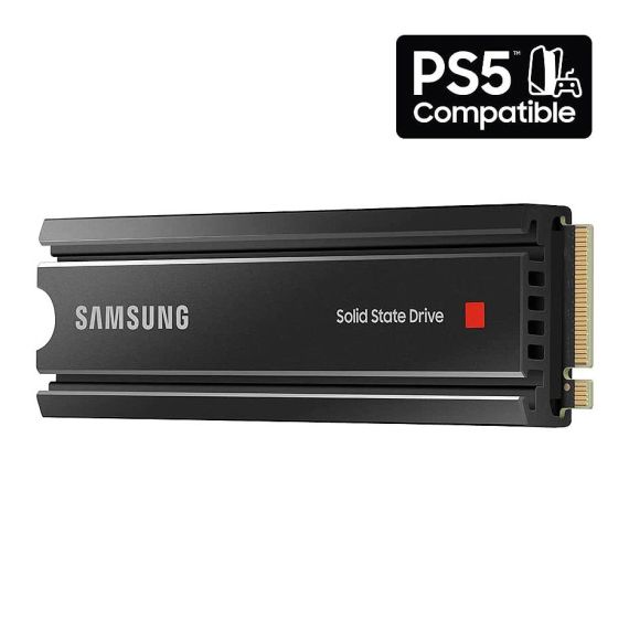 ВНУТРЕНИЙ ВЫСОКОСКОРОСТНОЙ НАКОПИТЕЛЬ 2TB SSD PCIE 4.0 X4 NVME 1.3C M.2 TYPE 2280 SAMSUNG 980 PRO WITH HEATSINK MZ-V8P2T0CW, READ 7000MB/S, WRITE 5100MB/S