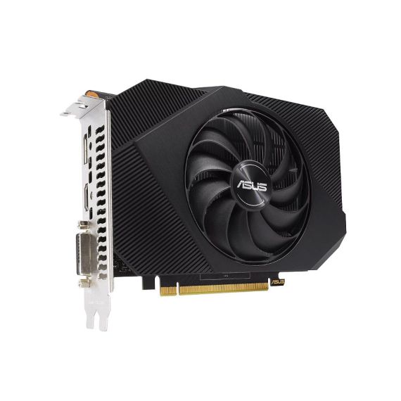 ВИДЕОКАРТА ASUS PH-GTX1650-O4GD6-P-V2, GEFORCE GTX1650 4GB GDDR6, 128-BIT, GPU/MEM CLOCK 1635/12002MHZ, PCI-EXPRESS 3.0, DVI/HDMI/DISPLAY PORT (PLACA VIDEO/ВИДЕОКАРТА)