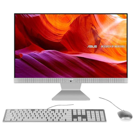 КОМПЬЮТЕР МОНОБЛОК 23.8 ASUS AIO V241EA WHITE, INTEL CORE I5-1135G7 2.4-4.2GHZ/ 16GB DDR4/SSD 512GB/ INTEL IRIS XE GRAPHICS/WEBCAM 720P HD/SPEAKERS & MICROPHONE/WIFI 802.11AC+BT 5.1/GIGABIT LAN/23.8 FHD IPS (1920X1080)/KEYBOARD & MOUSE/NO OS V241EAK-WA126
