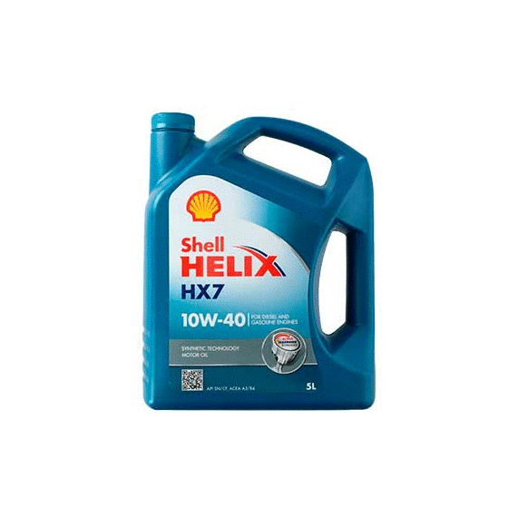 МАСЛО SHELL HELIX HX7 10W40 5L