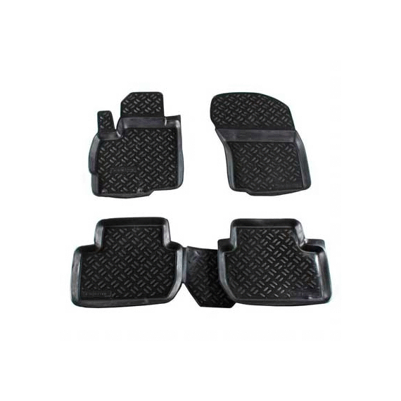 РЕЗИНОВЫЕ КОВРИКИ AILERON 63304 CITROEN C-CROSSER (2007-) САЛОН (3D С ПОДПЯТНИКОМ)