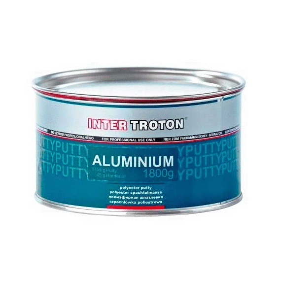 ШПАТЛЕВКА АЛЮМИНИЕВАЯ 0,25КГ INTER TROTON