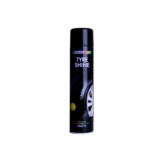 ЧЕРНЫЙ БЛЕСК ПОКРЫШЕК АЭРОЗОЛЬ MOTIP TYRE SHINE 600ML