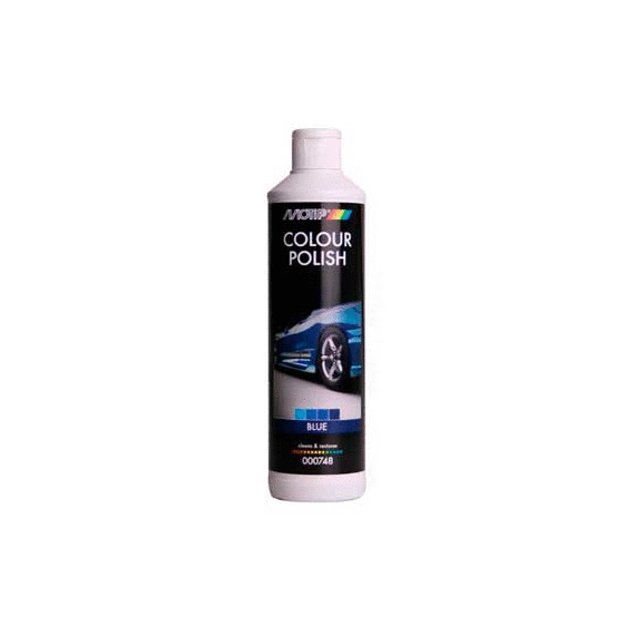 ПОЛИРОЛЬ MOTIP 000748BS COLOUR POLISH BLUE 500ML