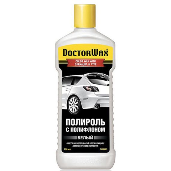 DW8409 ЦВЕТНАЯ ПОЛИРОЛЬ С ПОЛИФЛОНОМ БЕЛАЯ 300 МЛ