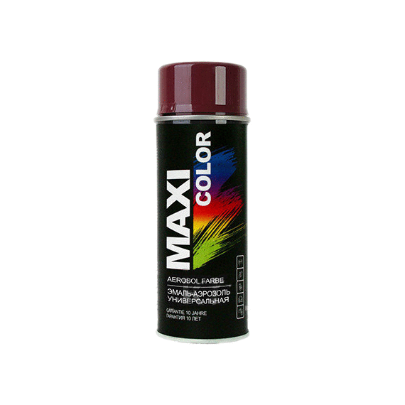 АЭРОЗОЛЬНАЯ КРАСКА MX3005 MAXI COLOR RAL3005 БОРДОВЫЙ 400ML