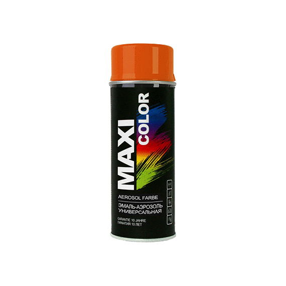 АЭРОЗОЛЬНАЯ КРАСКА MX2002 MAXI COLOR RAL2002 ОРАНЖЕВЫЙ 400ML