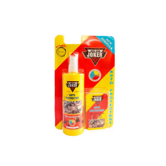 ПОЛИРОЛЬ JОKER STRAWBERRY С ГУБКОЙ (МОЛОЧКО) 250МЛ