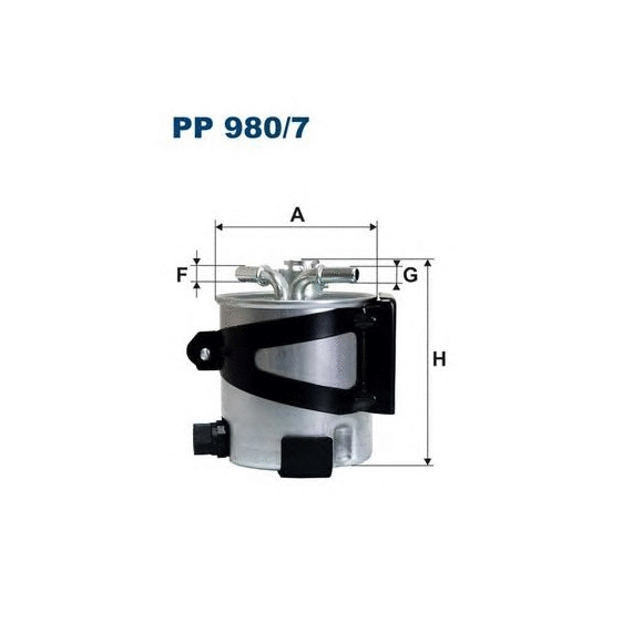 ТОПЛИВНЫЙ ФИЛЬТР FILONG FILTER  FF 7006A (PP 980/7)-(HDF 581)