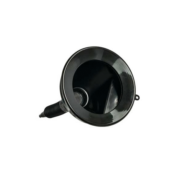 ВОРОНКА ГСМ OKTAN С НЕПРОЛИВАЙКОЙ И ЛАТУННЫМ СИТОМ 135ММ ЧЕРНЫЙ