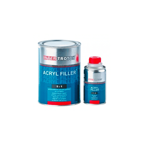 ГРУНТ АКРИЛОВЫЙ СЕРЫЙ TROTON ACRYL FILLER 5:1
