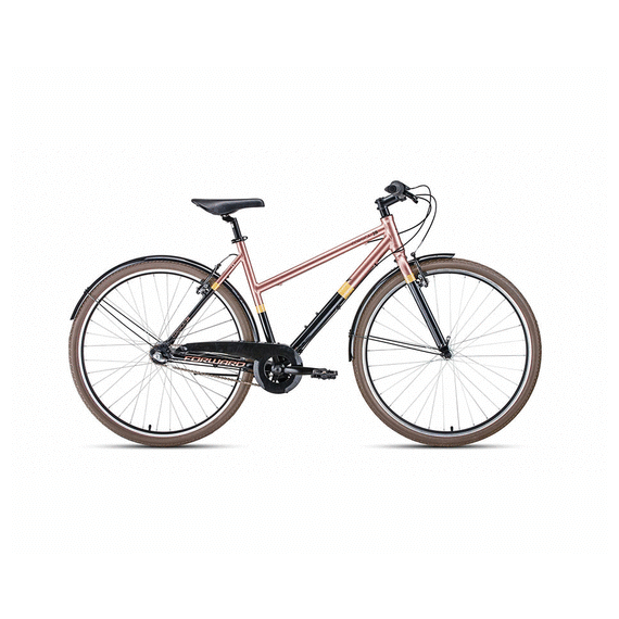 ГОРОДСКОЙ ВЕЛОСИПЕД FORWARD CORSICA 28 (28" 3 СК. РОСТ 500 ММ) 2019-2020, ЧЕРНЫЙ/КОРИЧНЕВЫЙ