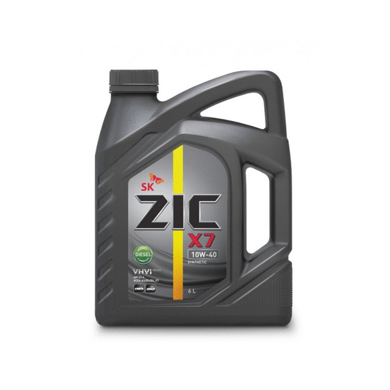 КОРЕЙСКОЕ МАСЛО ZIC  X7 10W-40  DIESEL 6L