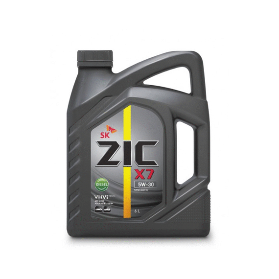 КОРЕЙСКОЕ МАСЛО ZIC X7 5W-30 DIESEL 6L