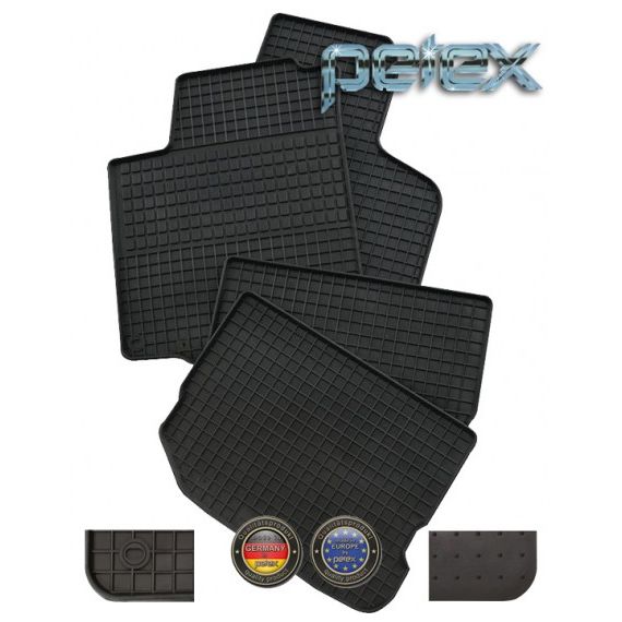 РЕЗИНОВЫЕ КОВРИКИ PETEX ДЛЯ TOYOTA LANDCRUISER V8 (J200) AB 12/2007/ (94510)
