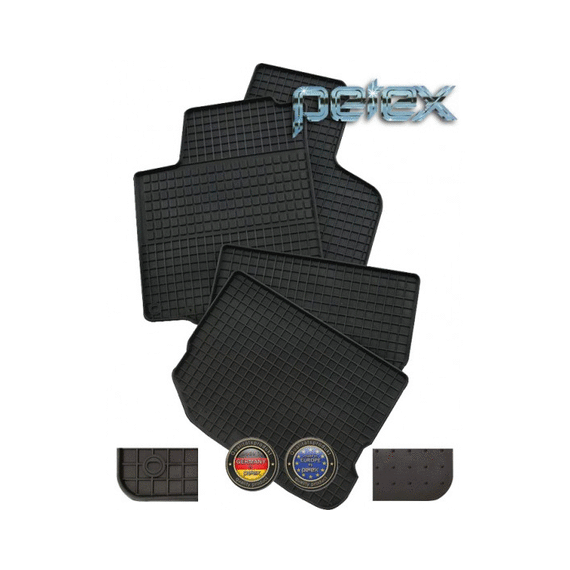 РЕЗИНОВЫЕ КОВРИКИ PETEX ДЛЯ MAZDA 3 AB 10/2003-03/2009 ЗАД. (92113)