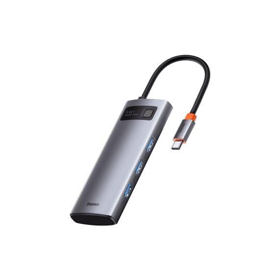 BASEUS METAL GLEAM SERIES 5-IN-1 USB-C