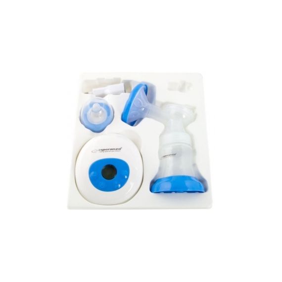 BREAST PUMP ELECTRIC ESPERANZA BEBITA ECM001B, PRESSURE: 0.32 BAR, 2 WORKING MODES: STIMULATION AND SUCTION, 9 SUCTION LEVELS, 5 STIMULATION LEVELS, B
