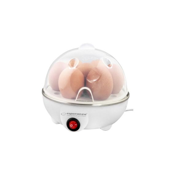 EGG BOILER ESPERANZA EGGMASTER EKE001, POWER: 350 W, COOKING EGGS: 1-7 EGGS AT ONE TIME, COOKING EGGS IN DIFFERENT HARDNESS: SOFT, MEDIUM, HARD, MEASU