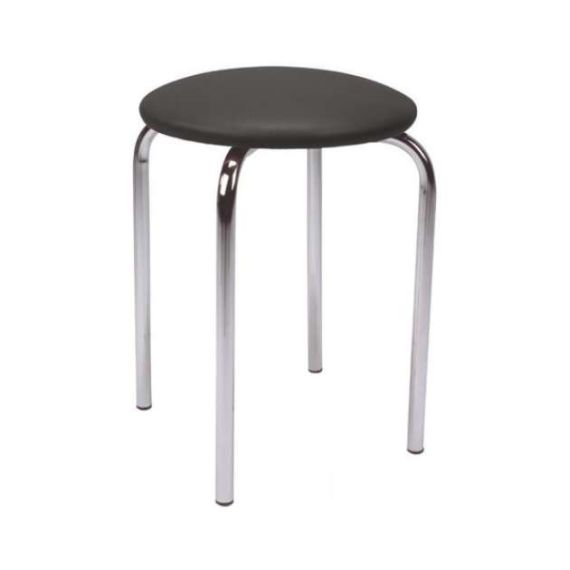 SCAUN PE RAMA CHICO CHROME V-4 BLACK