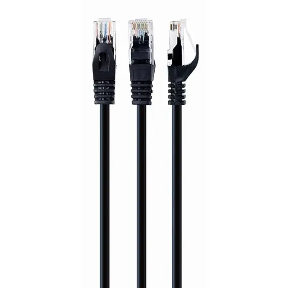 ПАТЧ-КОРД CABLEXPERT PP6U-5M/BK, CAT6 UTP, 5М, ЧЁРНЫЙ