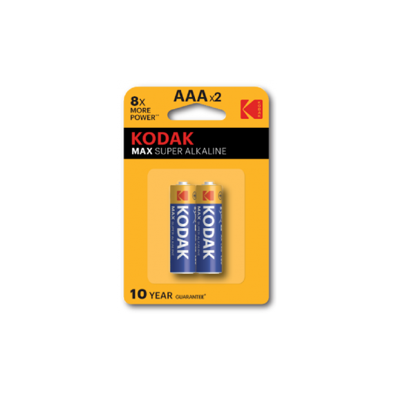 KODAK ALKALINE MICRO AAA 2 PACK