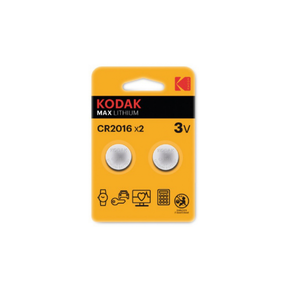 KODAK MAX LITHIUM CR2016
