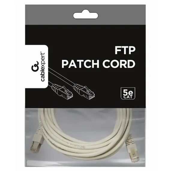 PATCH CORD CABLEXPERT PP22-7.5M, CAT5E FTP, 7,5M, GRI