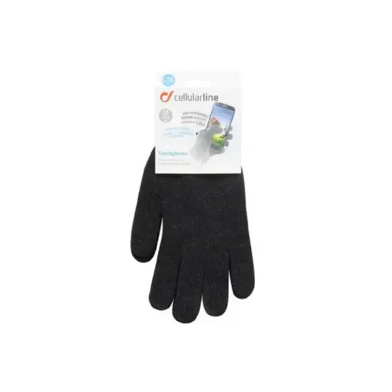 СЕНСОРНЫЕ ПЕРЧАТКИ CELLULARLINE TOUCHGLOVE170MK, MEDIUM, ЧЁРНЫЙ