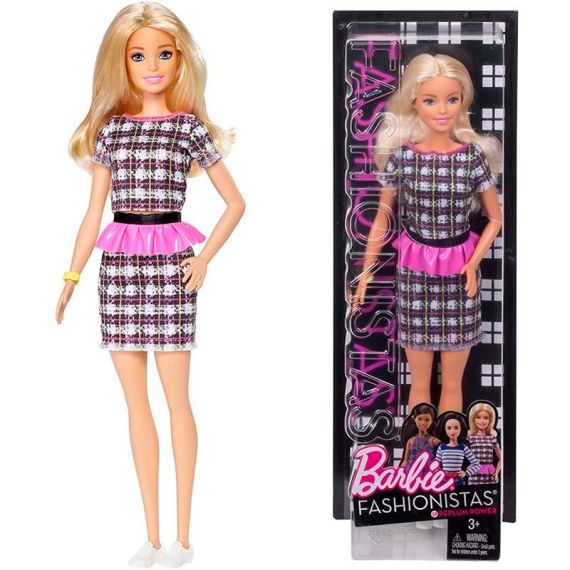 MATTEL BARBIE FBR37 КУКЛА БАРБИ СЕРИЯ "FASHION"
