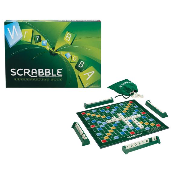 MATTEL Y9618 НАСТОЛЬНАЯ ИГРА "SCRABBLE ОРИГИНAЛ" (РУС)
