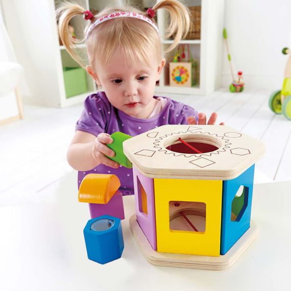 HAPE E0407A ДЕРЕВЯННАЯ ИГРУШКА. СОРТЕР ВСТРЯХНИ И ПОДБЕРИ