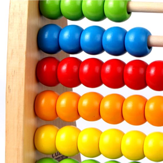 HAPE E0412A РАЗВИВАЮЩАЯ ДЕРЕВЯННАЯ ИГРУШКА - РАДУЖНЫЕ СЧЁТЫ RAINBOW BEAD ABACUS