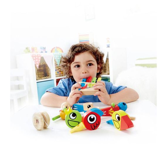 HAPE E1025A ДЕРЕВЯННАЯ ИГРУШКА ФЛЕЙТА РАДУГА