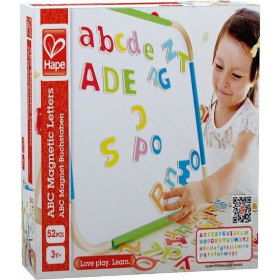 HAPE E1047A  ДЕРЕВЯННАЯ ИГРУШКА - ABC МАГНИТНЫЕ БУКВЫ