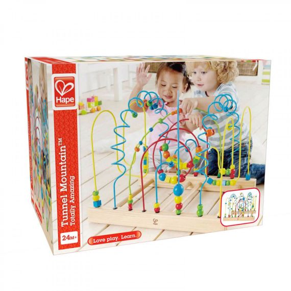 HAPE E1900A ДЕРЕВЯННАЯ ИГРУШКА - ЛАБИРИНТ "ТУННЕЛЬНАЯ ГОРА" TUNNEL MOUNTAIN
