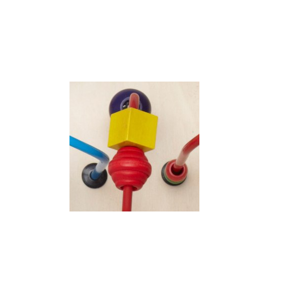 HAPE E1902A ДЕРЕВЯННАЯ ИГРУШКА - ЛАБИРИНТ WILBUR WALL PANEL