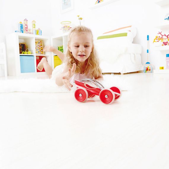 HAPE E5515А ДЕРЕВЯННАЯ ИГРУШКА. БАМБУКОВАЯ МАШИНКА E-RACER MONZA