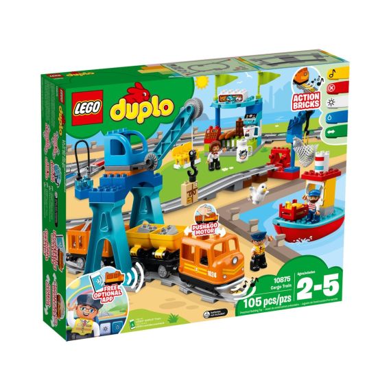 LEGO DUPLO 10875 ГРУЗОВОЙ ПОЕЗД