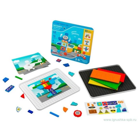 MAGNETICUS MC-006 РАЗВИВАЮЩИЙ НАБОР / КОНСТРУКТОР МАГНИТНАЯ МОЗАИКА "АЭРОПОРТ"